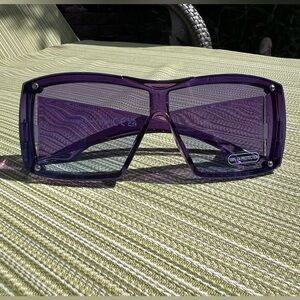 Women's Sunglasses NEW Square Shaped 
Purple Oversized with UV Protection